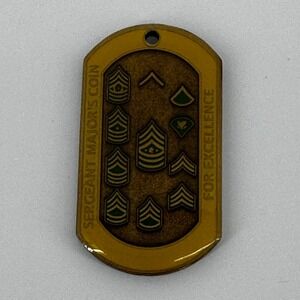 US Army 589th Support Bn Sergeant Major Coin "Support The Fight" Military Award